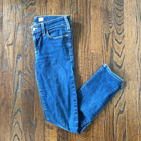 Pilcro and the Letterpress Women’s 27 Fit Sherif Dark Wash Stretch Legging Jeans - Picture 1 of 11